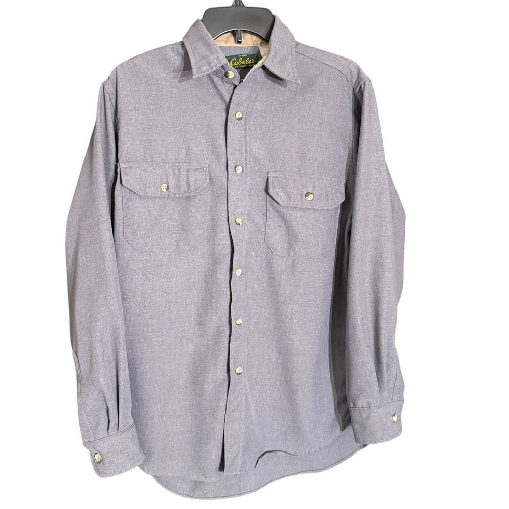 Cabela's Classic Gray Button Down Shirt